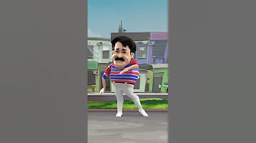 Mohanlal Dance | Minnaram Song Reloaded | mohanlal 3D | Cartoon Animation | oru vallam ponnum poovum