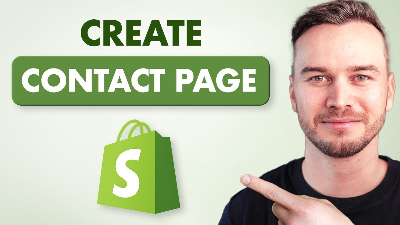 Shopify Contact Method How to Customize the CONTACT PAGE in Shopify - Step by Step - YouTube