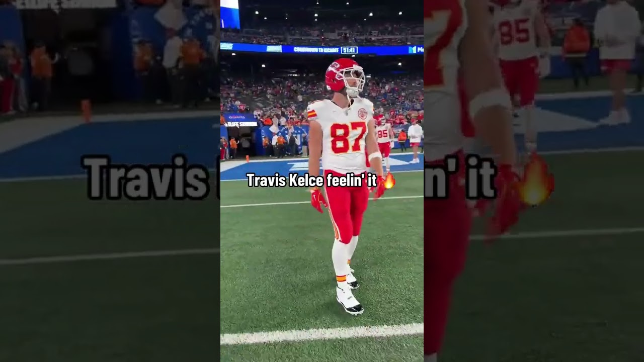 Трэвис Келси настраивается перед матчем «Чифс» против «Джайентс» (через nfl/TT)