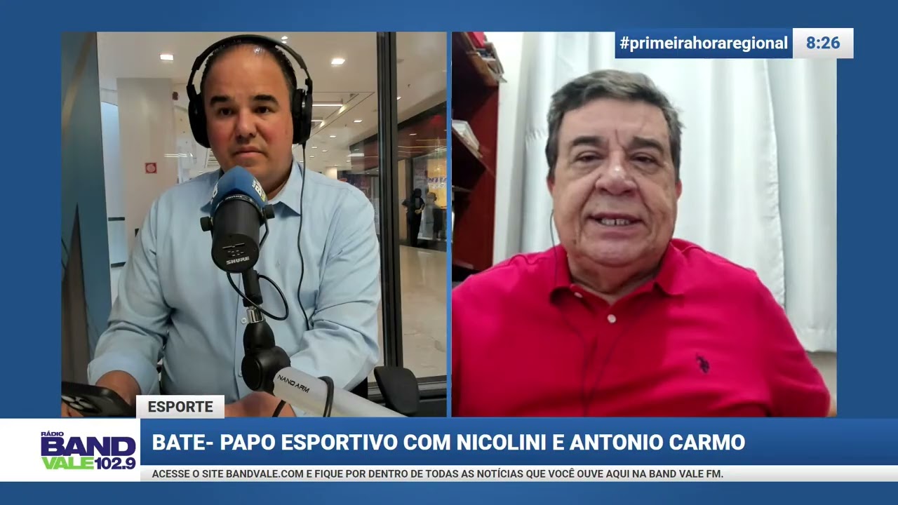 Bate-papo esportivo com Nicolini e Antonio Carmo - 15 de janeiro de 2026