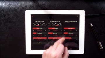 The Oscillator by Kymatica, Demo and Tutorial for iPad