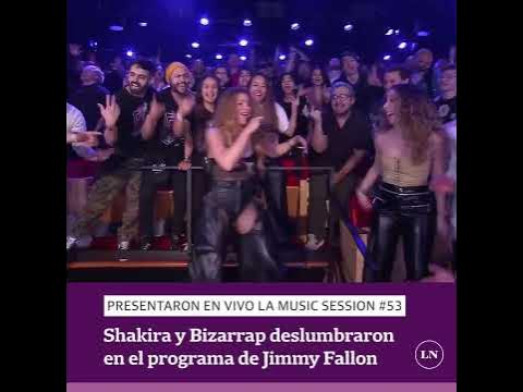 Shakira y Bizarrap presentaron la Music Session #53 en "The Tonight