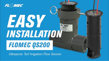 FLOMEC QS200 Ultrasonic Turf Irrigation Flow Sensor