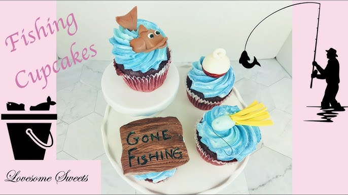 Fishing Bobber Cupcakes!