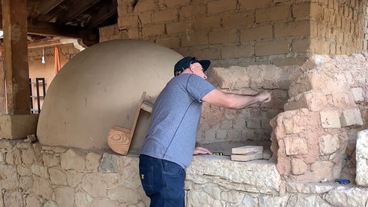 Como hacer un horno de leña con adobes y barro,como se hacía antiguamente