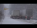 12-1-2020 Edinboro, PA - Multiple Slide Offs, Semis Stuck on Hill, Winter Snow Warning