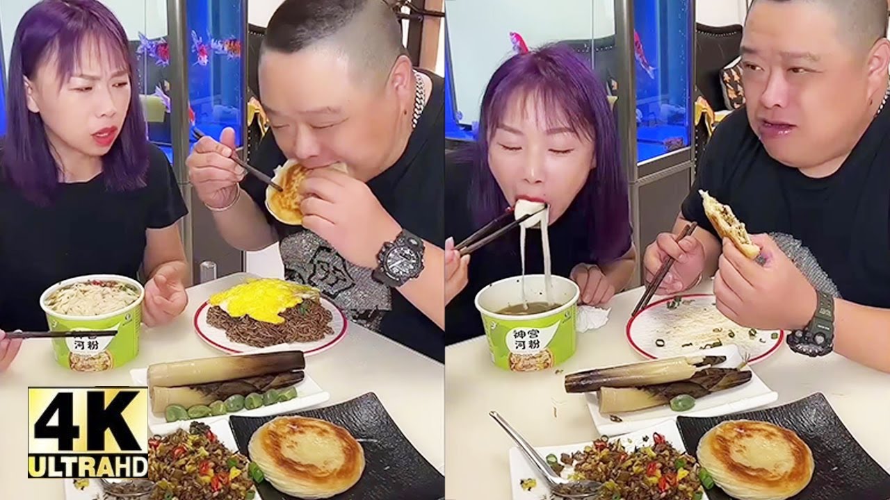 🍳 朝ごはんいたずら夫婦 ASMR _ ASMR FOOD 🍜🍝🍜🥓🥢🍗