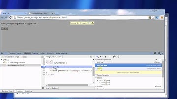 How to debug javascript program in Google Chrome
