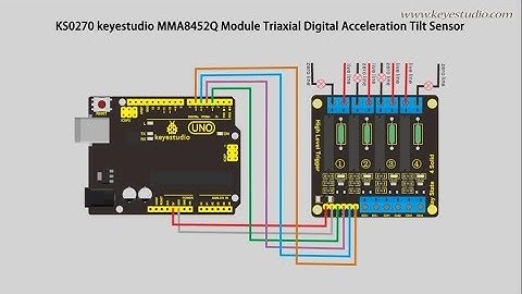 KS0270 keyestudio MMA8452Q Module Triaxial Digital Acceleration Tilt Sensor
