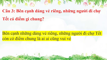 Tâp đọc Tuần 22 - Chợ Tết