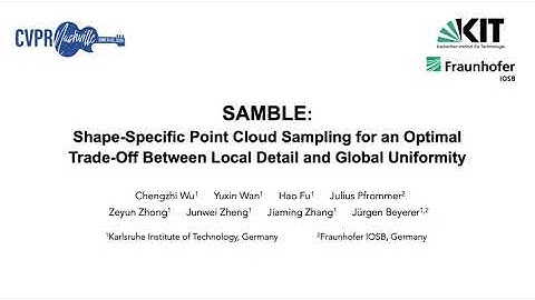 [CVPR 2025] SAMBLE: Shape-Specific Point Cloud Sampling