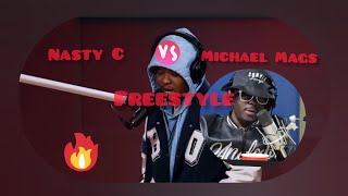 EPIC RAP BATTLE: Nasty C VS Michael Mags - Who Will Be Crowned The King Of Freestyle?