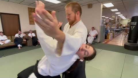 5th Kyu Yokomenuchi Sokumen Iriminage Ura (Pass-through) Irimi