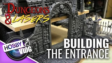 VLOG: D&D Display Dungeon Deel #4 | De ingang bouwen #DungeonBuild