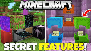 10 SECRET Minecraft Features You (Probably) Didn