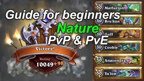 Hearthstone Mercenaries Beginner Guide - Nature comp PvP & PvE