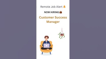 Customer Success Manager  #shorts #workfromhome