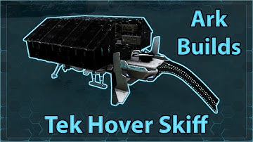 Ark Builds - Taming/Farming Tek Hover Skiff - Ark Genesis Build