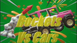 How to play FORTNITE Creative Customs [Rockets Vs. Cars]