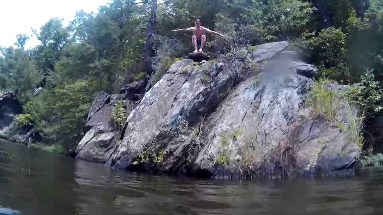 Abel Lake Cliff Jumping YouTube