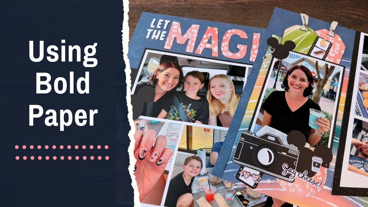 Disney World Scrapbook Layout