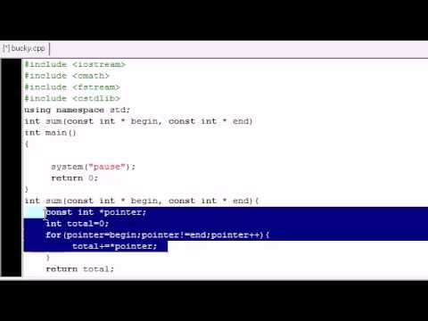 YouTube   C++ Tutorial   29   Array Ranges in Functions | C++ Tutorial