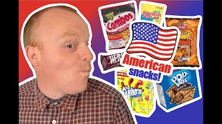 Trying AMERICAN Snacks!