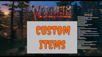 Valheim Mod Dev 2.0: Adding custom items with recipe configs and enemy drops using JVL