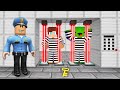 JJ and Mikey in ROBLOX PRISON CHALLENGE in Minecraft / Maizen animation