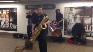 TOO MANY ZOOZ rocks Union Square.