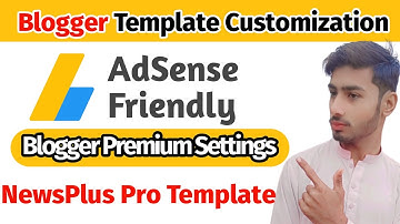 Newsplus Blogger Template Customization 2023 AdSense Friendly || How to Customize Blogger Template