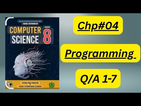Class 8 computer science chapter 4 Solve exercise Question Answers MCQS federal board 