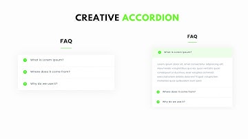 Creative FAQ Section Design Using Bootstrap