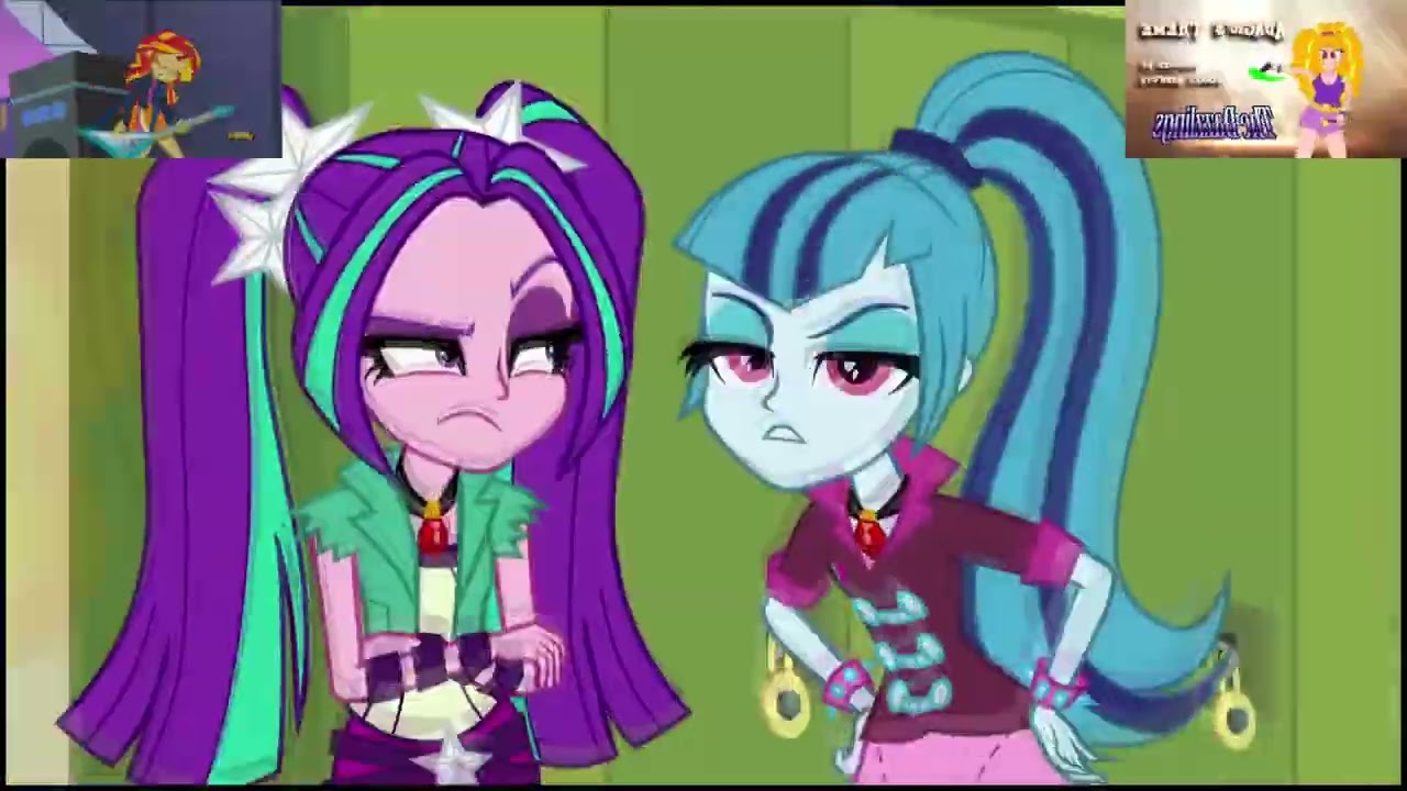 Adagio Dazzle has a Sparta Endwar Mix ft Sunset Shimmer & Trixie Lulamoon