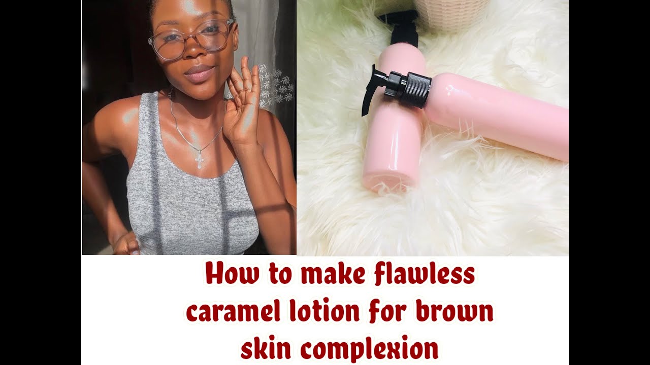 HOW TO MAKE EFFECTIVE CARAMEL AND GLOWING SKIN BODY LOTION HOT CHOCO
