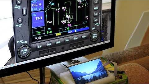 XP11 GPS window and external LCD display