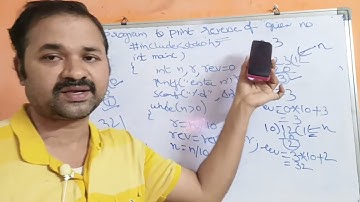 C program to print reverse of a given number in Telugu | C programming in Telugu || C language