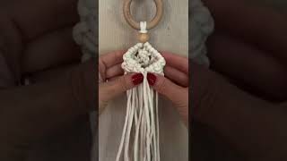 DIY | Mini Macrame Plant Pod | Mini Makrome Bitki Saksısı | #shorts