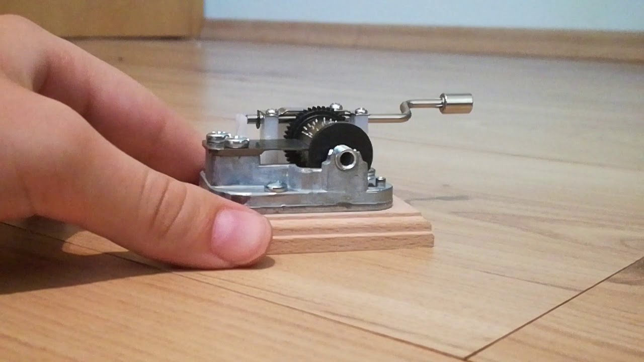 Ode to joy on a music box.