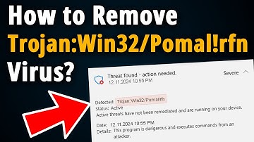 Trojan:Win32/Pomal!rfn: How to Manually Remove it?