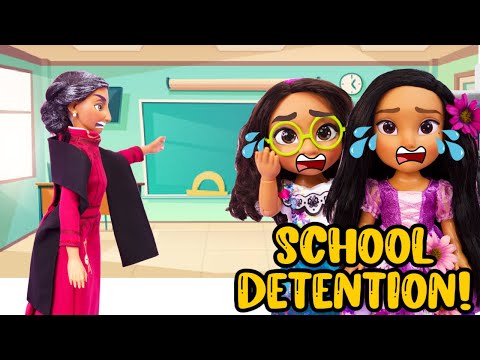 Encanto School Mirabel and Isabela Forget Backpacks and Get Detention