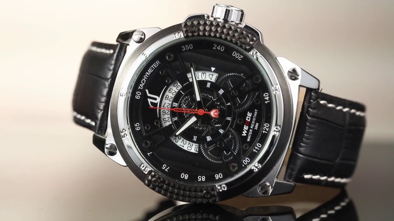 WEIDE UV1605 Oversize Case Multi-function Wrist watch