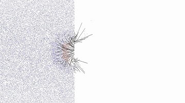 Hard Shell Impact Crater Simulation Run 15