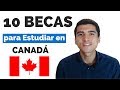 👨‍🎓 10 Becas para estudiar en CANADÁ  🚀