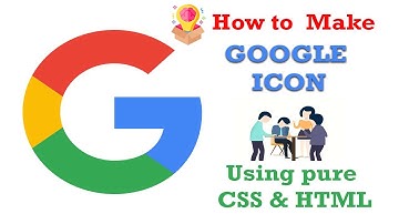 How to make Google Logo Using HTML5 & Pure CSS