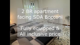 Spacious 2-Bedroom Apartment facing SDA Bocconi