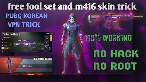 FREE HOW TO GET JOKER FOOL SET 100% WORKING TRICK 2021 NEW TRICK