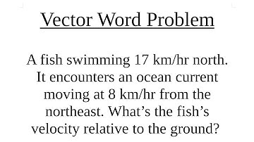 Vector Word Problem