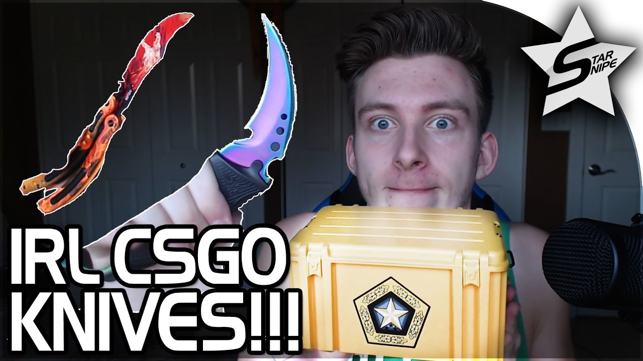 REAL LIFE CSGO UNBOXING!! - AMAZING CSGO KNIVES!! - Cutss Knife ...