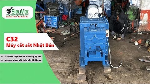 Máy cắt sắt C32 Nhật Bản Onkin OKC32 - Hàng cũ nguyên zin từ Nhật